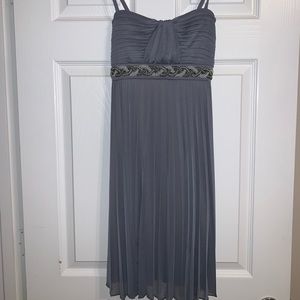 David’s Bridal pleated dress